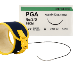 PGA NO: 3/75CM KESKİN İĞNE 40MM.
