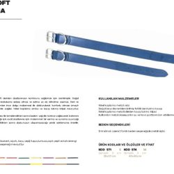 Deri Uçlu Soft Boyun Tasma